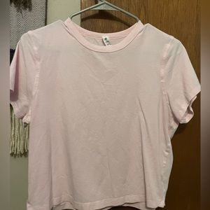 Lululemon classic fit cotton blend Tshirt in strawberry milkshake 6